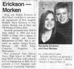 3/31/2005: Olivia Times-Journal:  Rachelle Erickson