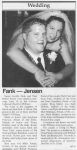 9/1/2005 Olivia Times-Journal:  Susan Jensen (Fank)