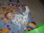Mav having fun at Grandma's - 8 1/2 months old already!