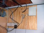 Power distribution done & cable modem installed