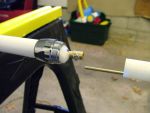 Closeup of the antenna element joints
